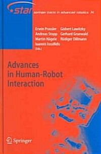 [중고] Advances in Human-Robot Interaction (Hardcover, 2005)