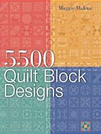 5,500 Quilt Block Designs (Paperback)