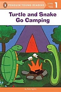 [중고] Turtle and Snake Go Camping (Paperback)