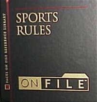 Sports Rules on File (Loose Leaf)