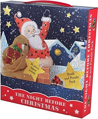 The Night Before Christmas Book and Puzzle Pack : 36-piece Jigsaw Puzzle (Package)