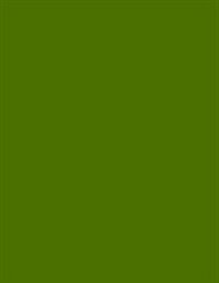 Olive Green 101 - Cornell Notes Notebook B: Style B, 101 Pages/50 Sheets, 8.5 X 11, Medium Ruled (Paperback)