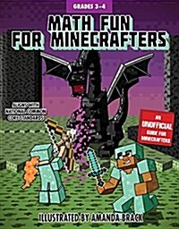 Math Fun for Minecrafters: Grades 3-4 (Paperback)