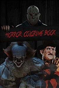 Horror Coloring Book (Paperback)