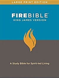 Fire Bible, King James Version, Lgpt Bon: A Study Bible for Spirit-Led Living (Leather)