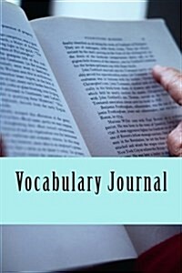 Vocabulary Journal: A 6 X 9 Lined Notebook (Paperback)