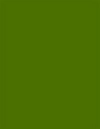Olive Green 101 - Cornell Notes Notebook D: Style D, 101 Pages/50 Sheets, 8.5 X 11 (Paperback)