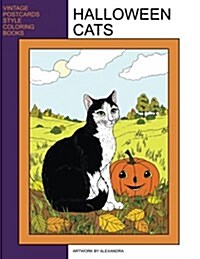 Halloween Cats: Coloring Book (Paperback)