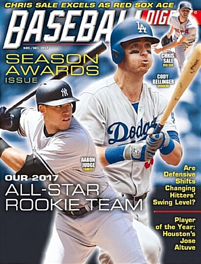 Baseball Digest (격월간 미국판): 2017년 11/12월호