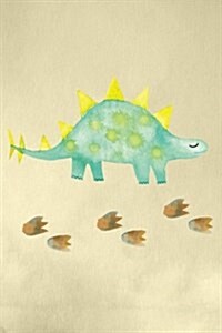 Green Dinosaur Notebook: Green Dinosaur Notebook for Journaling and Notes. 160 Lined Pages. Stegosaurus. (Volume 3) (Paperback)