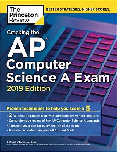 [중고] Cracking the AP Computer Science a Exam, 2019 Edition: Practice Tests & Proven Techniques to Help You Score a 5 (Paperback)