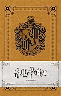 Harry Potter: Hufflepuff Ruled Notebook (Paperback)