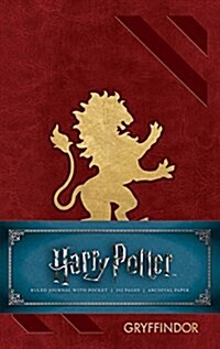 Harry Potter: Gryffindor Ruled Pocket Journal (Hardcover)