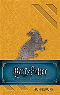 Harry Potter: Hufflepuff Ruled Pocket Journal (Hardcover)