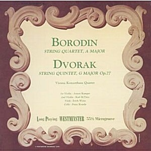 [중고] Vienna Konzerthaus Quartet - 보로딘: 현악 사중주 1번, 드보르작: 현악 오중주 2번 (Borodin: String Quartet No.1, Dvorak: String Quintet No.2) (일본반)
