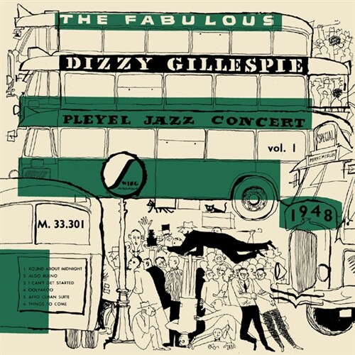 [수입] Dizzy Gillespie - Pleyel Jazz Concert 1948 Vol.1 [LP][그린 & 화이트 마블 컬러반]