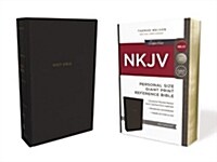 NKJV, Reference Bible, Personal Size Giant Print, Imitation Leather, Black, Red Letter Edition, Comfort Print (Leather)