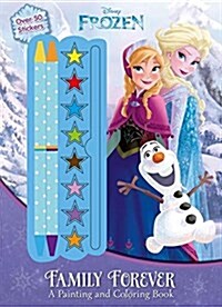 Disney Frozen Family Forever: A Painting and Coloring Book (Paperback)