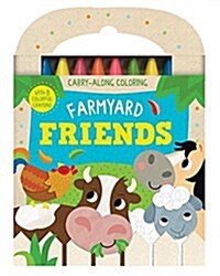 Farmyard Friends: Carry-Along Coloring (Hardcover)