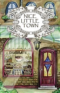 Adult Coloring Book: Nice Little Town (Paperback)