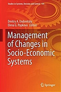 Management of Changes in Socio-Economic Systems (Hardcover, 2018)