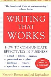 Writing That Works, 3rd Edition: How to Communicate Effectively in Business (Paperback, 3)