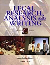 Legal Research, Analysis And Writing (Paperback, 2nd)