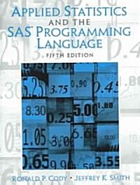 [중고] Applied Statistics and the SAS Programming Language (Paperback, 5, Revised)