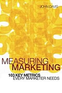 [중고] Measuring Marketing (Paperback)