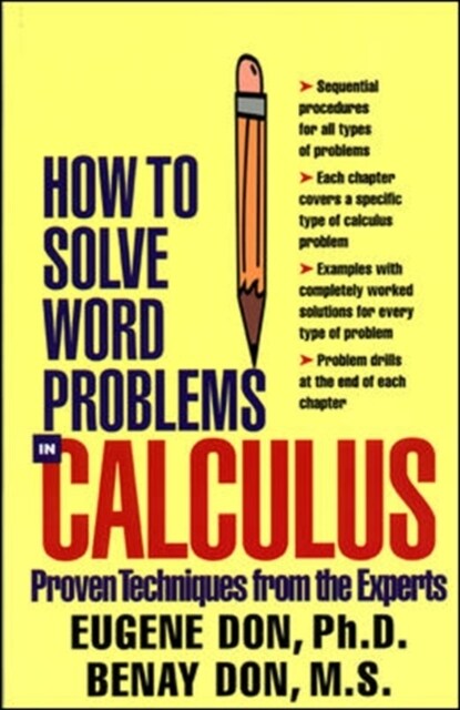 How to Solve Word Problems in Calculus (Paperback)