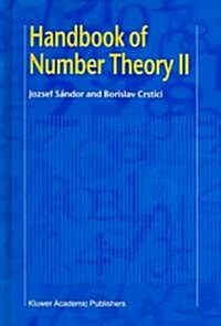 Handbook Of Number Theory Ii (Hardcover)