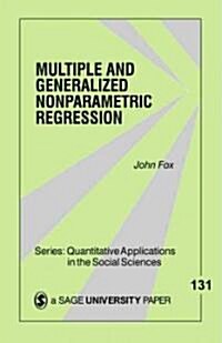 Nonparametric Simple Regression: Smoothing Scatterplots (Paperback)