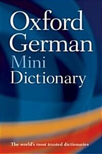 [중고] Oxford German Minidictionary (Paperback, 4th, Mini)