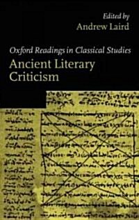 Ancient Literary Criticism (Paperback)