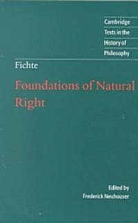 Foundations of Natural Right (Paperback)