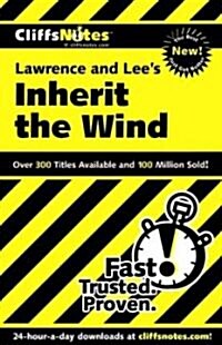 Cliffsnotes on Lawrence & Lees Inherit the Wind (Paperback)