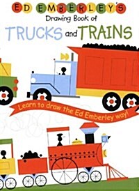 [중고] Ed Emberleys Drawing Book of Trucks and Trains (Paperback)