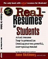 Real-Resumes for Students (Paperback)