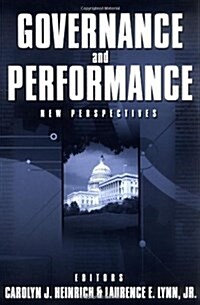 Governance and Performance: New Perspectives (Paperback)