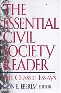 The Essential Civil Society Reader: The Classic Essays (Paperback)