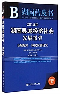 湖南藍皮书:2015年湖南縣域經濟社會發展報告 (平裝, 第1版)