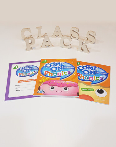 Come On Phonics 1 Class Pack (Student Book + Workbook + Test & Worksheet)