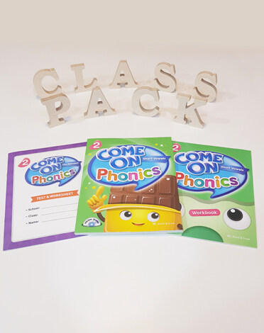 Come On Phonics 2 Class Pack (Student Book + Workbook + Test & Worksheet)