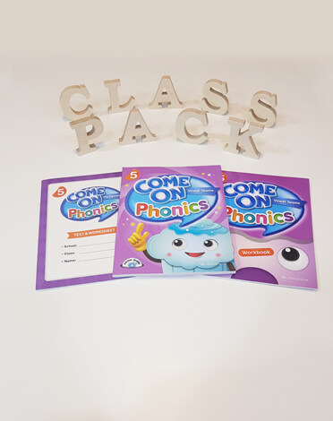 Come On Phonics 5 Class Pack (Student Book + Workbook + Test & Worksheet)