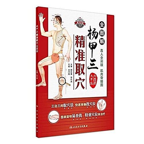 杨甲三精準取穴全圖解(大圖冊大字版)(眞人全彩版肌肉骨骼圖) (平裝, 第1版)