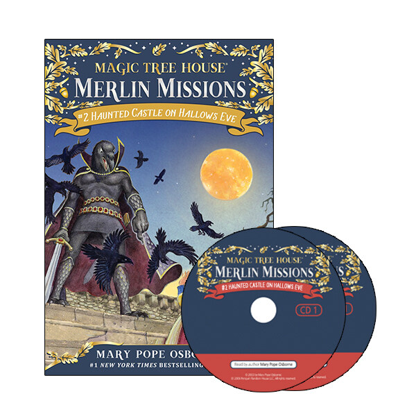 Merlin Mission #2 : Haunted Castle on Hallows Eve  (Paperback + CD )