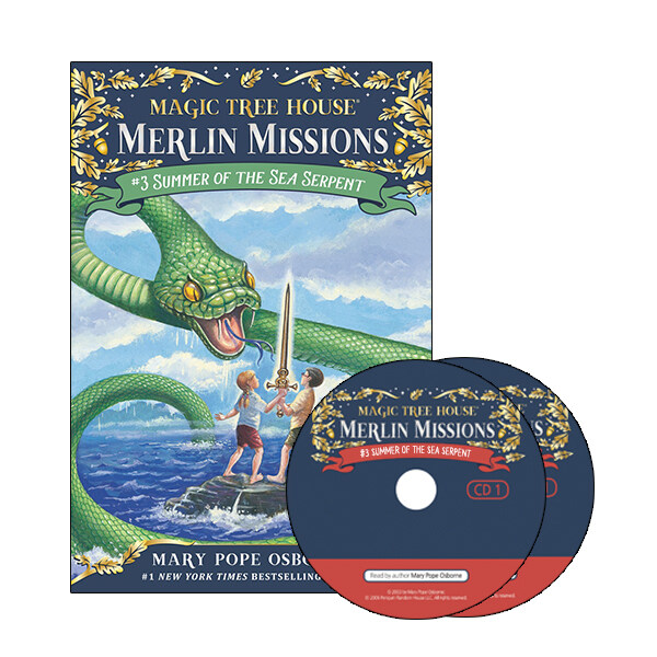 Merlin Mission #3 : Summer of the Sea Serpent (Paperback + CD )