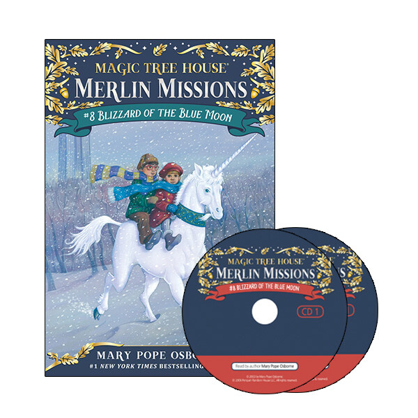 Merlin Mission #8 : Blizzard of the Blue Moon (Paperback + CD )