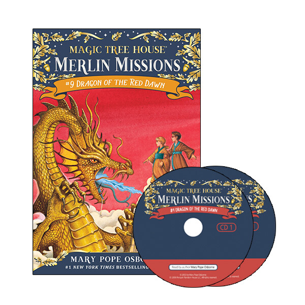 [중고] Merlin Mission #9 : Dragon of the Red Dawn (Paperback + CD )