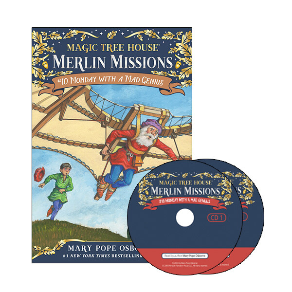 Merlin Mission #10 : Monday with a Mad Genius (Paperback + CD )